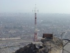 This is a view of Lima from the Cerro San Cristobal, a hill nearby. Notice the garua, the fog hanging over Lima most of the year.