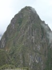 The mountain behind Machu Picchu can be climbed