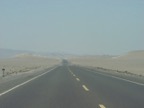 This is the road from Lima to Ica. The Peruvian coast is very barren