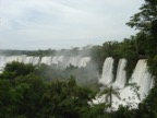 You can see the walkways right above the falls