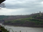 The spillways, which relieve the excess water of the lake