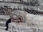 Snake head in the Templo Mayor