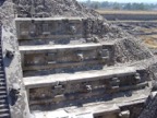 Detail of the Quetzalcoatl pyramid