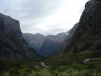 View after coming out of the Homer tunnel