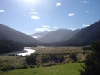 On the way to the Haast Pass