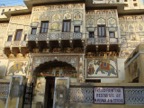 Restaured haveli (merchant's house) in Mandawa