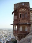 Detail of the fort in Jodhpur