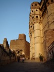 The entrance to the fort in Jodhpur