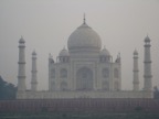 The Taj Mahal as seen from across the river