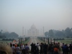 It was a bit misty in the morning, but that didn't stop the tourists