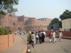 The entrance to Agra Fort