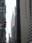 The Chrysler building on a gray day