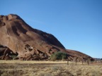 Climbing Uluru can be done from this side. The local Aboriginals prefer it if you don't climb.