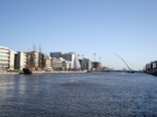 The Liffey again, near the Docklands and the new Samuel Becker bridge