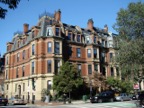 One of the houses on Commonwealth Avenue