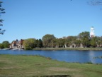 Harvard boat house on the Charles river