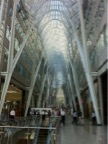 Galleria - a pedestrian avenue between buildings, designed by Calatrava