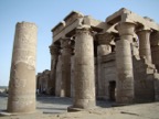 Kom Ombo - this temple is dedicated to the crocodile god Sobek and the falcon god Haroeris