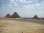 Pyramids - Cairo in the background