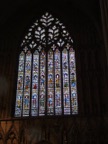 Stained glass window in the Minster