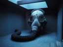 Giant gas mask