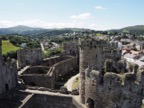 Conwy castle from the highest tower