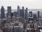 Again Montreal city centre as seen from Mont Royal